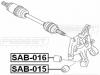 FEBEST SAB016 САЙЛЕНБЛОК ЗАДНЕЙ ЦАПФЫ (SUBARU IMPREZA G12 2007-) FEBEST