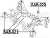 FEBEST SAB-020 Сайлентблок задней балки