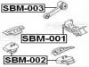 FEBEST SBM-002 Подушка двигателя передняя