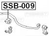 FEBEST SSB009 ВТУЛКА ПЕРЕДНЕГО СТАБИЛИЗАТОРА D20 (SUBARU FORESTER S11 2002- SUBARU LEGACY B12 1997-2003) FEBEST