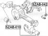 FEBEST SZAB010 ПОДУШКА ДИФФЕРЕНЦИАЛА (SUZUKI GRAND VITARA/ESCUDO SQ416/SQ420/SQ625 1998-2006: SUZUKI GRAND VITARA/GRAND ESCUDO XL-7 JA627 2001-2006) FEBEST