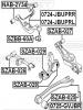 FEBEST SZAB029 САЙЛЕНБЛОК ЗАДНЕЙ ЦАПФЫ (SUZUKI GRAND VITARA/ESCUDO JB416/JB420/JB627 2006-) FEBEST