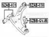 FEBEST SZAB031 САЙЛЕНБЛОК ПЕРЕДНИЙ ПЕРЕДНЕГО РЫЧАГА (SUZUKI GRAND VITARA/ESCUDO JB416/JB420/JB627 2006-) FEBEST