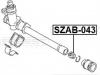 FEBEST SZAB-043 Сайлентблок рулевой рейки