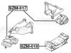 FEBEST SZM017 ПОДУШКА ДВИГАТЕЛЯ ПЕРЕДНЯЯ (SUZUKI GRAND VITARA/ESCUDO JB416/JB420/JB627 2006-) FEBEST