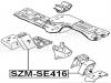 FEBEST SZM-SE416 Подушка двигателя передняя