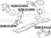 FEBEST SZM-SX4RR Подушка двигателя задняя