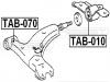 FEBEST TAB070 TAB-070_сайлентбл.перед.нижн.рычага перед./ Toyota Corolla AE100 92-97 (48654-12070)