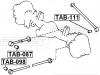 FEBEST TAB111 TAB-111_сайленблок задн.поперечн.тяги/ Toyota Land Cruiser 80 FZJ80/HDJ81/HZJ80 1990-2001