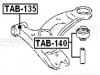 FEBEST TAB-140 Сайлентблок переднего рычага