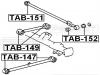 FEBEST TAB149 САЙЛЕНБЛОК ЗАДНЕГО ВЕРХНЕГО ПРОДОЛЬНОГО РЫЧАГА (TOYOTA HILUX KZN130 1989-1995) FEBEST