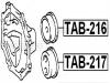 FEBEST TAB217 ПОДУШКА ЗАДНЕГО ДИФФЕРЕНЦИАЛА НИЖНЯЯ (TOYOTA MARK 2/CHASER/CRESTA GX100 1996-2001 TOYOTA MARK 2/CHAS