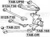 FEBEST TAB-221 Втулка продольной тяги