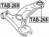 FEBEST TAB-268 Сайлентблок задний переднего рычага