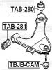 FEBEST TAB-280 Сайлентблок задний переднего рычага