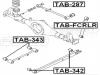 FEBEST TAB-342 Сайлентблок заднего продольного рычага