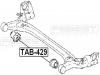 FEBEST TAB429 САЙЛЕНБЛОК ЗАДНЕЙ БАЛКИ