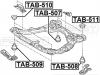 FEBEST TAB-507 САЙЛЕНБЛОК ПОДРАМНИКА