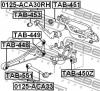 FEBEST TAB-551 САЙЛЕНБЛОК ЗАДНЕЙ ПОПЕРЕЧНОЙ ТЯГИ