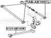 FEBEST TABAE100CL TAB-AE100CL_сайленблок задн.тяги/ Toyota Corolla AE100/EE100/CE100 1991-1997