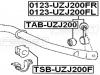 FEBEST TABUZJ200 САЙЛЕНБЛОК СТОЙКИ ПЕРЕДНЕГО СТАБИЛИЗАТОРА (LEXUS LX570 URJ201 2007-: TOYOTA LAND CRUISER 200 UZJ200/VDJ200 2007-) FEBEST
