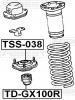 FEBEST TD-GX100R Отбойник заднего амортизатора