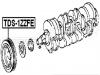FEBEST TDS1ZZFE ШКИВ КОЛЕНВАЛА 1ZZFE (TOYOTA AVENSIS AT220/ZZT220 1997-2003 TOYOTA AVENSIS AZT250/CDT250 2003- TOYOT