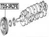 FEBEST TDS-3RZFE Шкив коленвала