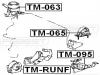 FEBEST TM-065 Подушка двигателя задняя
