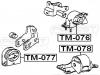 FEBEST TM077 ПОДУШКА ДВИГАТЕЛЯ ПЕРЕДНЯЯ