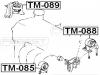 FEBEST TM088 ПОДУШКА ДВИГАТЕЛЯ ЗАДНЯЯ