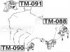 FEBEST TM090 ПОДУШКА ДВИГАТЕЛЯ ЛЕВАЯ