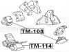 FEBEST TM114 ПОДУШКА ДВИГАТЕЛЯ ЗАДНЯЯ MT 1KDFTV/1KZTE