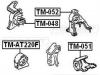FEBEST TMAT220F ПОДУШКА ДВИГАТЕЛЯ ПЕРЕДНЯЯ AT (TOYOTA AVENSIS AT220/ZZT220 1997-2003 TOYOTA CORONA AT220/ST220 1997-