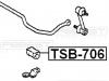 FEBEST TSB706 ВТУЛКА ЗАДНЕГО СТАБИЛИЗАТОРА D13