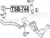 FEBEST TSB-744 Втулка переднего стабилизатора