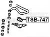 FEBEST TSB747 ВТУЛКА ПЕРЕДНЕГО СТАБИЛИЗАТОРА D23