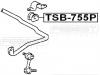 FEBEST TSB-755P Втулка стабилизатора передняя