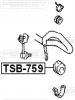 FEBEST TSB-759 Втулка стабилизатора передняя