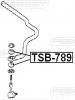 FEBEST TSB789 ВТУЛКА СТОЙКИ ПЕРЕДНЕГО СТАБИЛИЗАТОРА