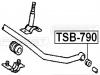 FEBEST TSB-790 Втулка переднего стабилизатора
