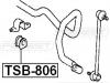 FEBEST TSB806 ВТУЛКА ПЕРЕДНЕГО СТАБИЛИЗАТОРА D23 (TOYOTA RAV4 ACA2# 2000-2005) FEBEST