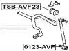 FEBEST TSBAVF23 ВТУЛКА ПЕРЕДНЕГО СТАБИЛИЗАТОРА D23 (TOYOTA AVENSIS AZT250/CDT250 2003-) FEBEST