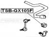 FEBEST TSBGX105F ВТУЛКА ПЕРЕДНЕГО СТАБИЛИЗАТОРА D21 (TOYOTA MARK 2/CHAISER/CRESTA GX105 4WD 1996-2001 TOYOTA MARK 2/C