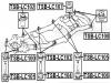 FEBEST TSB-LC106 Подушка подрамника