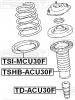 FEBEST TSHBACU30F ПЫЛЬНИК ПЕРЕДНЕГО АМОРТИЗАТОРА (TOYOTA HARRIER ACU30/MCU30 2003- TOYOTA HARRIER ACU35/MCU35 4WD 2003