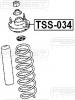 FEBEST TSS034 Опора переднего амортизатора (toyota land cruiser