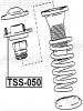 FEBEST TSS-050 Опора заднего амортизатора