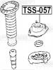 FEBEST TSS-057 ОПОРА ПЕРЕДНЕГО АМОРТИЗАТОРА (TOYOTA IPSUM ACM21 2001-2009; TOYOTA IPSUM ACM26 4WD 2001-2009; TOYOTA NOAH/VOXY AZR60 2001-2007; TOYOTA NOAH/VOXY AZR65 4WD 2001-2007; TOYOTA PICNIC/AVENSIS VERSO ACM20 2001-2005) FEBEST