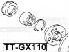 FEBEST TTGX110 ПЫЛЬНИК ПОДШИПНИКА ЗАДНЕЙ СТУПИЦЫ (TOYOTA ALTEZZA/ALTEZZA GITA GXE10/SXE10 1998-2005 TOYOTA ALTEZZA/